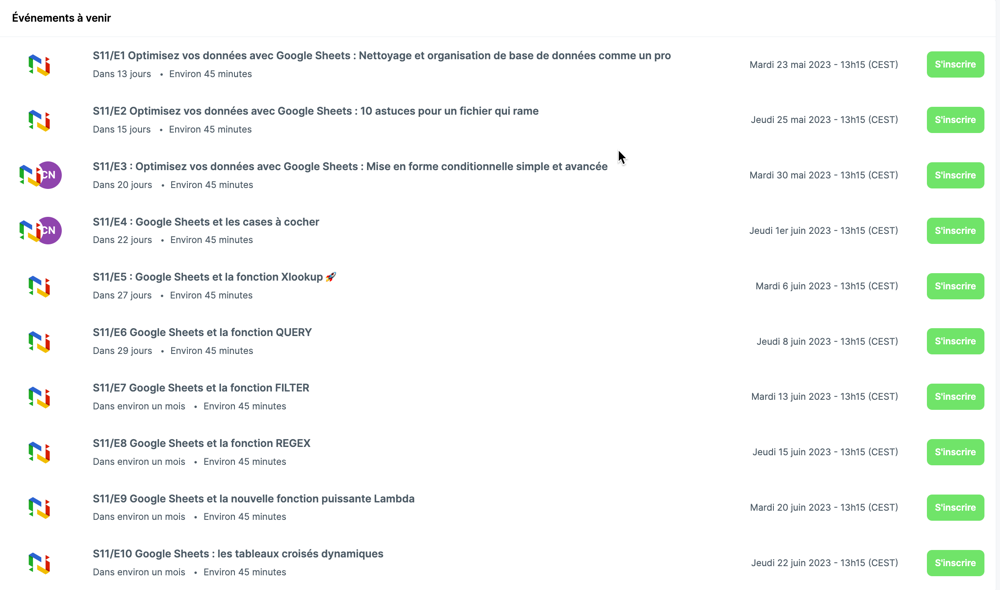capture webinaires